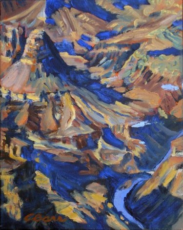Painting titled "Grand Canyon Dome" by Candy Barr, Original Artwork
