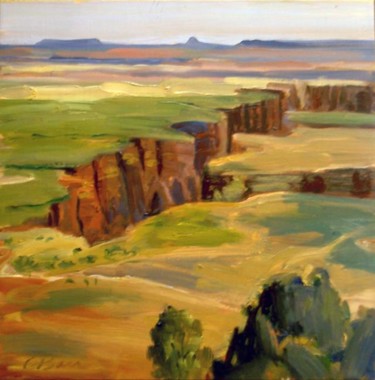 Painting titled "Grand Canyon Ravine" by Candy Barr, Original Artwork