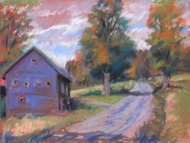 Painting titled "Vermont Afternoon" by Candy Barr, Original Artwork