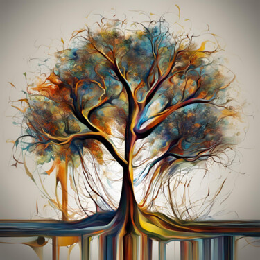 Digital Arts titled "Arbre" by Caprice, Original Artwork, AI generated image