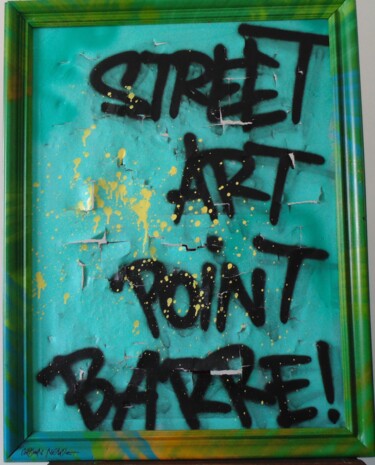 Peinture intitulée "Street Art Point Ba…" par Captain Niglo, Œuvre d'art originale, Bombe aérosol