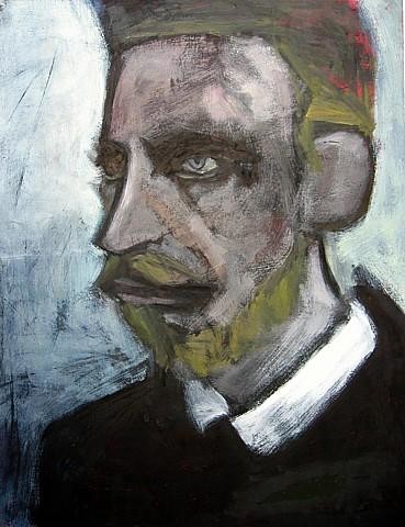 Pintura titulada "Rainer Maria Rilke" por Enrique Carceller Alcón, Obra de arte original, Oleo
