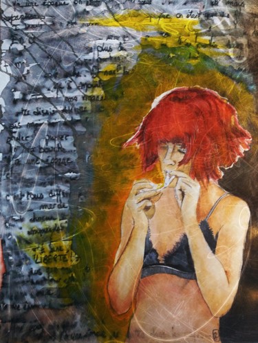 Arts numériques intitulée "Cigarette" par Carine Augustiniak, Œuvre d'art originale, Photo montage