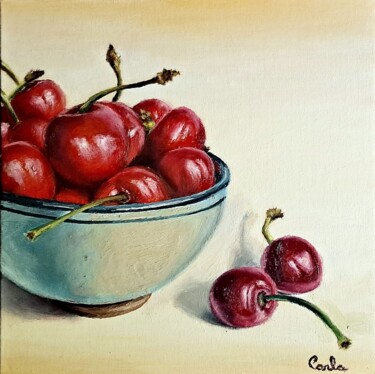 Painting titled "Dipinto di una ciot…" by Carla Gagliano, Original Artwork, Oil