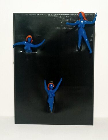 Escultura intitulada "Out of the deep dark" por Carlo Alberto Pacifici, Obras de arte originais, Argila do polímero