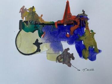 Malarstwo zatytułowany „Creativity 3” autorstwa Carlo Vercelli, Oryginalna praca, Akwarela