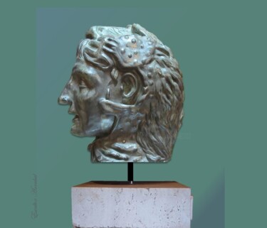 Escultura intitulada "Alejandro Magno" por Carlos Arrabal, Obras de arte originais, Bronze