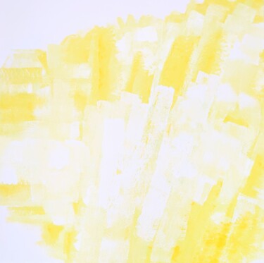 Pittura intitolato "Blessing in yellow" da Carol Shipley, Opera d'arte originale, Acrilico Montato su Telaio per barella in…