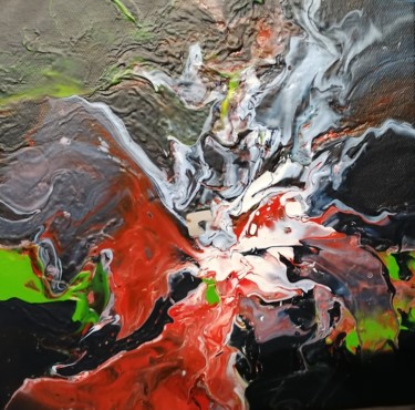 Pittura intitolato "eclat" da Carole Bouteiller, Opera d'arte originale, Acrilico