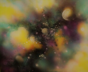 Schilderij getiteld "entrailles" door Carole Bouteiller, Origineel Kunstwerk, Pastel