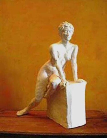 Scultura intitolato "Modelled Clay - Pla…" da Carolyn   A. Debnam, Opera d'arte originale, Colaggio