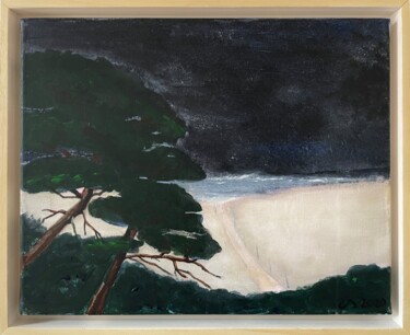 Pintura intitulada "Dune 2" por Carolyn Sittig, Obras de arte originais, Acrílico Montado em Armação em madeira
