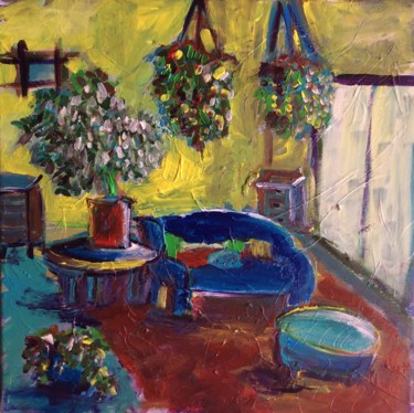 Peinture intitulée "A l’ombre des murs" par Caropeu, Œuvre d'art originale, Acrylique