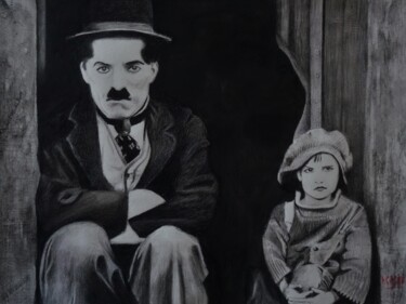 Dibujo titulada "The Kid" por Patrick Casado, Obra de arte original, Acuarela