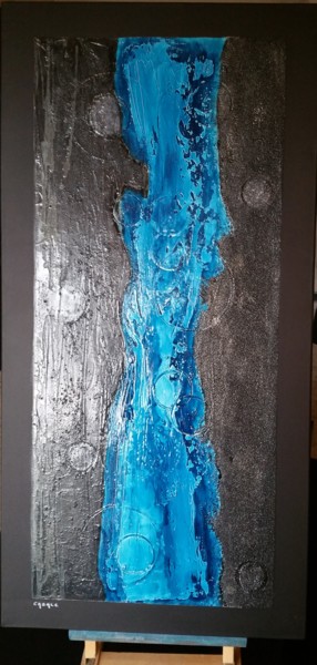 Peinture intitulée "Entrelacement" par Casal'Art, Œuvre d'art originale, Acrylique