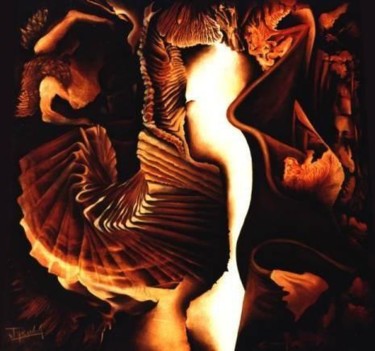 Pintura titulada "ELLA ES" por Patricia Casanova, Obra de arte original, Oleo