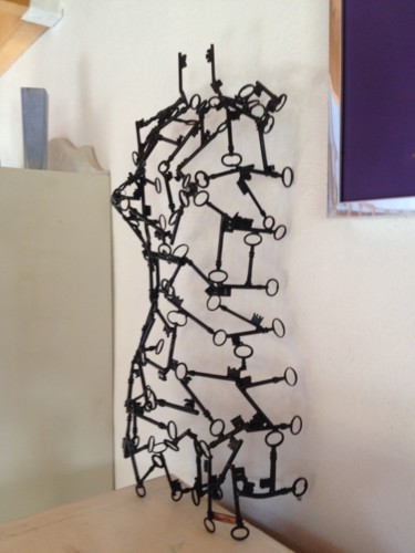 雕塑 标题为“buste” 由Castor, 原创艺术品, 金属