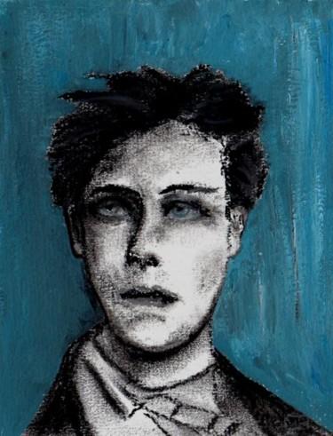 Malerei mit dem Titel "Arthur Rimbaud homm…" von Catb, Original-Kunstwerk, Öl
