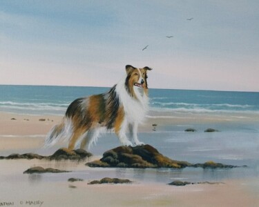 "lassie-beach-days.j…" başlıklı Tablo Cathal O Malley tarafından, Orijinal sanat, Akrilik