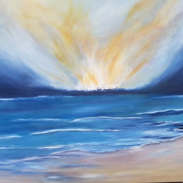 Painting titled "Explosion" by Catherine Boissy, Original Artwork