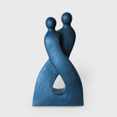 Sculpture intitulée "Connexion" par Catherine Fouvry Leblois (Catef), Œuvre d'art originale, Argile