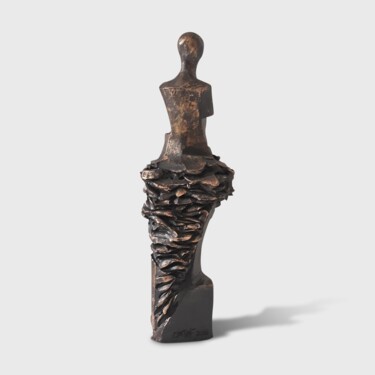 Скульптура под названием "Spiritualité" - Catherine Fouvry Leblois (Catef), Подлинное произведение искусства, Глина