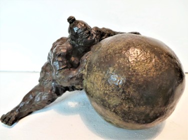 Sculpture titled "SUMÖ" by Catherine Lesueur (C.Lesueur), Original Artwork, Bronze