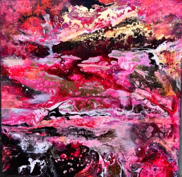Pittura intitolato "Pink" da Catherine Lesueur (C.Lesueur), Opera d'arte originale, Acrilico