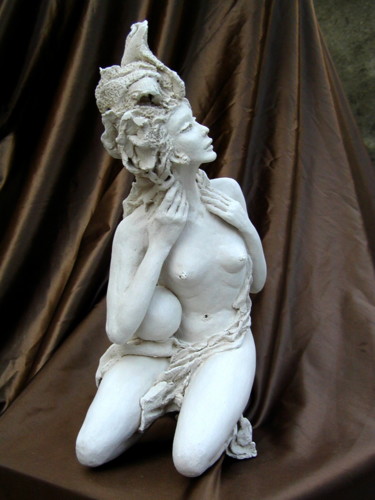 "Aurore" başlıklı Heykel Catherine Lesueur (C.Lesueur) tarafından, Orijinal sanat, Seramik