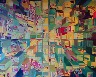 Peinture intitulée "Les Entrailles Spir…" par Catherine Moryc, Œuvre d'art originale, Huile