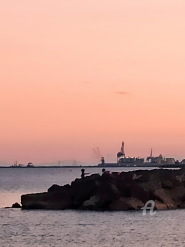 Fotografía titulada "Les Girafes de Sète" por Catherine Oliver (Miss kat), Obra de arte original, Fotografía digital