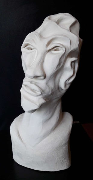 Скульптура под названием "Gustav" - Catali, Подлинное произведение искусства, Глина
