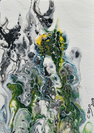 Pintura intitulada "Arte fluida #4" por Catia Biso, Obras de arte originais, Acrílico