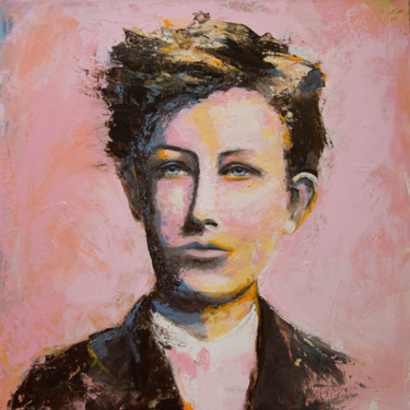 绘画 标题为“Rimbaud” 由Cbaud, 原创艺术品, 丙烯 安装在木质担架架上