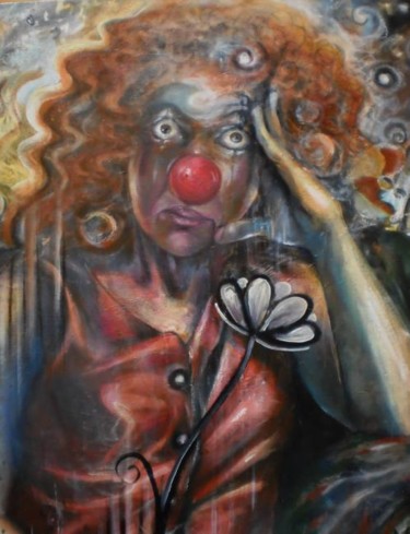 Peinture intitulée "Casse-tête" par C.Bibo, Œuvre d'art originale, Huile