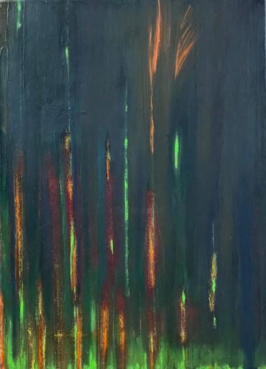 Peinture intitulée "Luminescence" par Cécile Dinge, Œuvre d'art originale, Huile Monté sur Châssis en bois