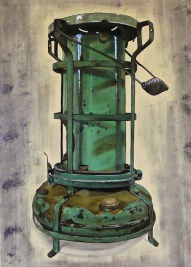 Ζωγραφική με τίτλο "Old stove" από Cécile Pardigon, Αυθεντικά έργα τέχνης, Λάδι