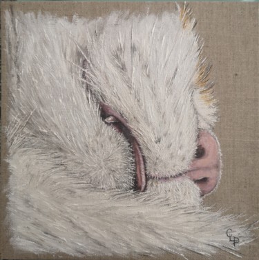 Pittura intitolato "Sleeping beauty" da Cécile Pardigon, Opera d'arte originale, Olio