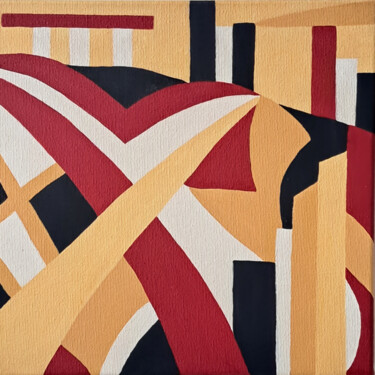 绘画 标题为“PU-CXXXVIII - Série…” 由Cecília Macedo, 原创艺术品, 丙烯 安装在木质担架架上