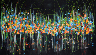 Pittura intitolato "Technicolor Dream #…" da Cecilia Frigati, Opera d'arte originale, Acrilico