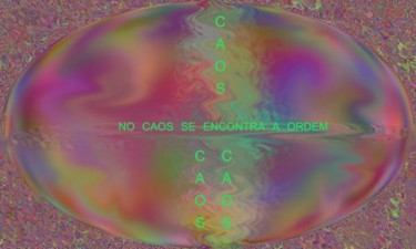 Artes digitais intitulada "NO CAOS SE ENCONTRA…" por Cecília Melo E Castro, Obras de arte originais, Outro