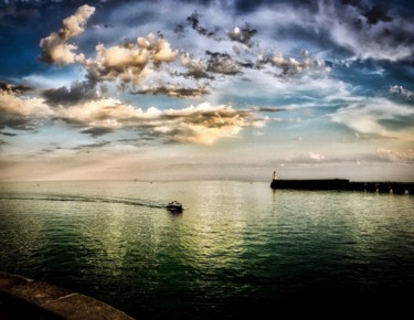 Photographie intitulée "le ciel , la mer sa…" par Cecilia Teodoru, Œuvre d'art originale