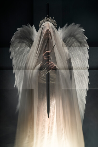 Photography titled "Dark Angel V dibond" by Cédric Brion (Studio Clavicule Pics), Original Artwork, Digital Photography