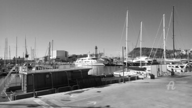 Fotografía titulada "Panoramic harbour p…" por Cédric Hajiji, Obra de arte original, Fotografía manipulada