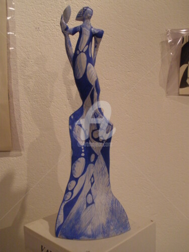 Sculptuur getiteld "vanitée" door Céline Pariggi (Wen Dao), Origineel Kunstwerk, Keramiek