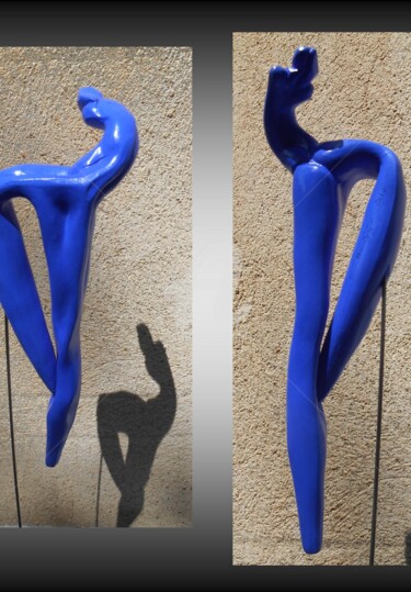 Sculpture titled "n-4-mouvement.jpg" by Céline Pariggi (Wen Dao), Original Artwork, Ceramics