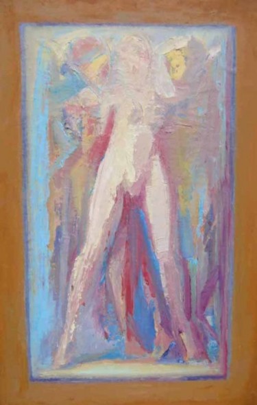 Painting titled "supplices(2)" by Mumtaz Celtik, Original Artwork