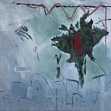 Malerei mit dem Titel "UNCERTANTY" von Cg In The Art, Original-Kunstwerk, Acryl