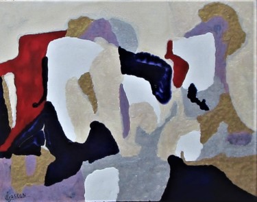 Картина под названием "Étude 5E" - Claude Gascon, Подлинное произведение искусства, Витражная роспись