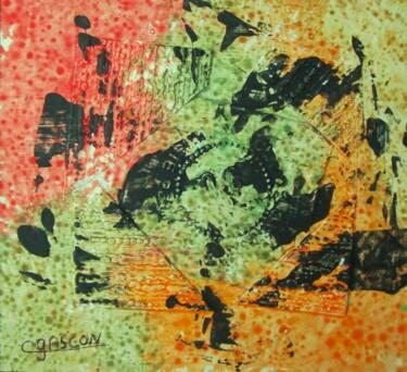 绘画 标题为“Simplement 324” 由Claude Gascon, 原创艺术品, 丙烯 安装在木板上